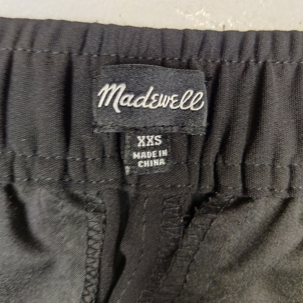 Madewell Black Trousers with Stitched Sides Women's xxs - Picture 4 of 4
